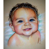 Customized BABY COLOR PENCIL PORTRAITS