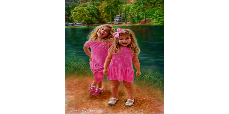 oil painting from photo