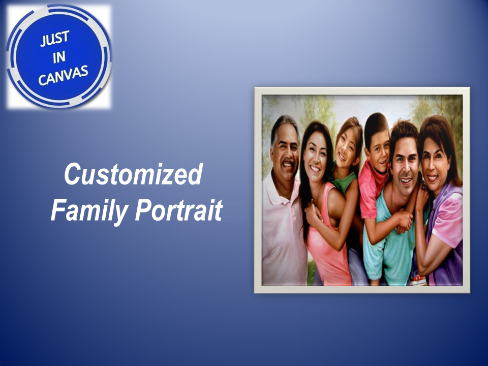 best anniversary gift - A customized family portrait