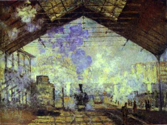 World's Famous Painting - Gare Saint Lazare