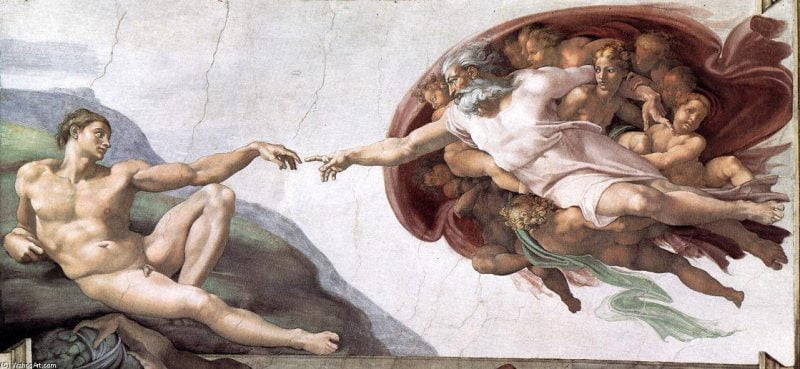 Creation of Adam - World's Famous Painting 