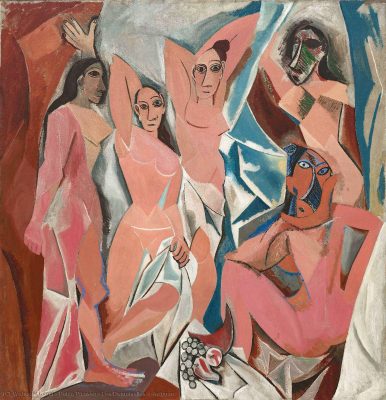 Les Demoiselles Famous Painting 