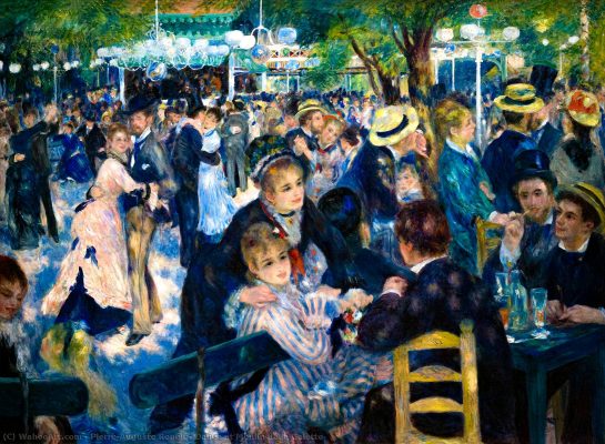 Dance at Moulin de la Galette - Top Famous Painting