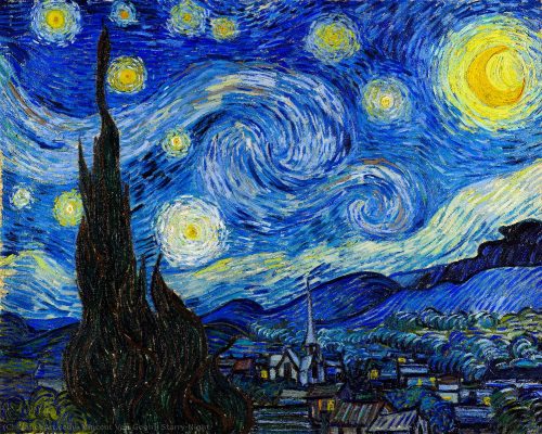 Famous Painting The Starry Night 