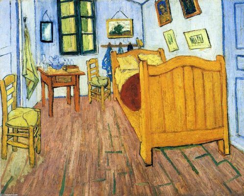 Top Famous Painting - Vincent's Bedroom in Arles