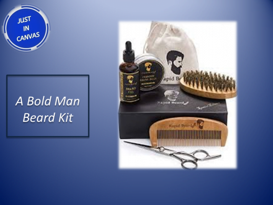 Unique Father's Day Gift Ideas/ A Bold Man Beard Kit.