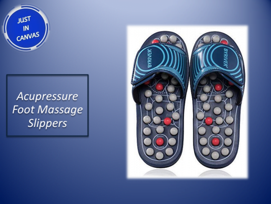 | Acupressure Foot Massage Slippers |Gift Ideas for Father | justincanvas