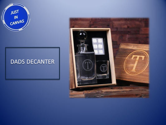 Gift Ideas for Father | Dads Decanter | justincanvas