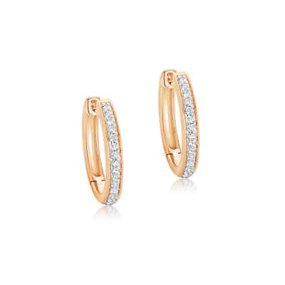 GABRIELA DIAMOND HOOP EARRINGS. as Best Online Gifts for wife