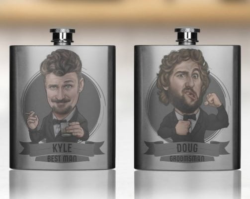  Caricature Flask