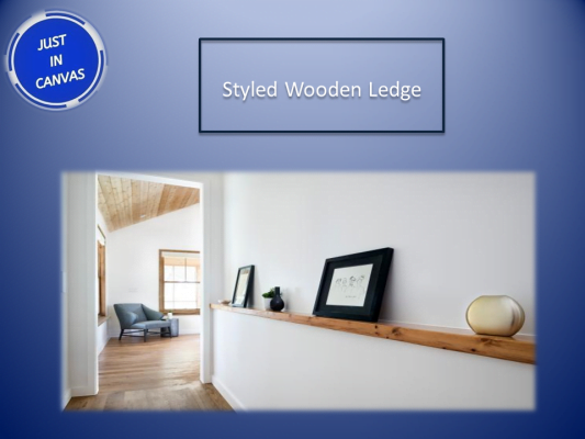 Wall Decor Ideas Styled Wooden Ledge