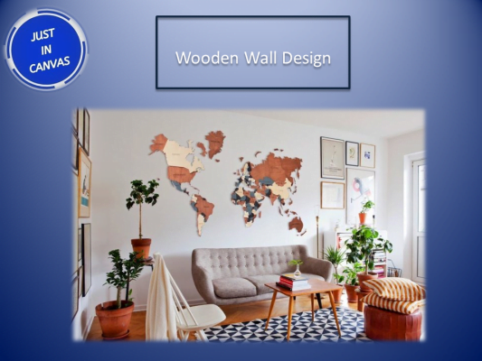 Wooden Wall Design | Gift Ideas for Father | justincanvas