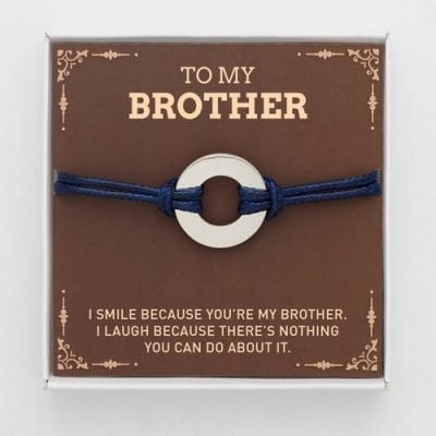 Best brother Bracelet birthday gift