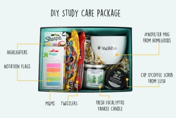  Birthday Gifts for Best Friend DIY Study care pack