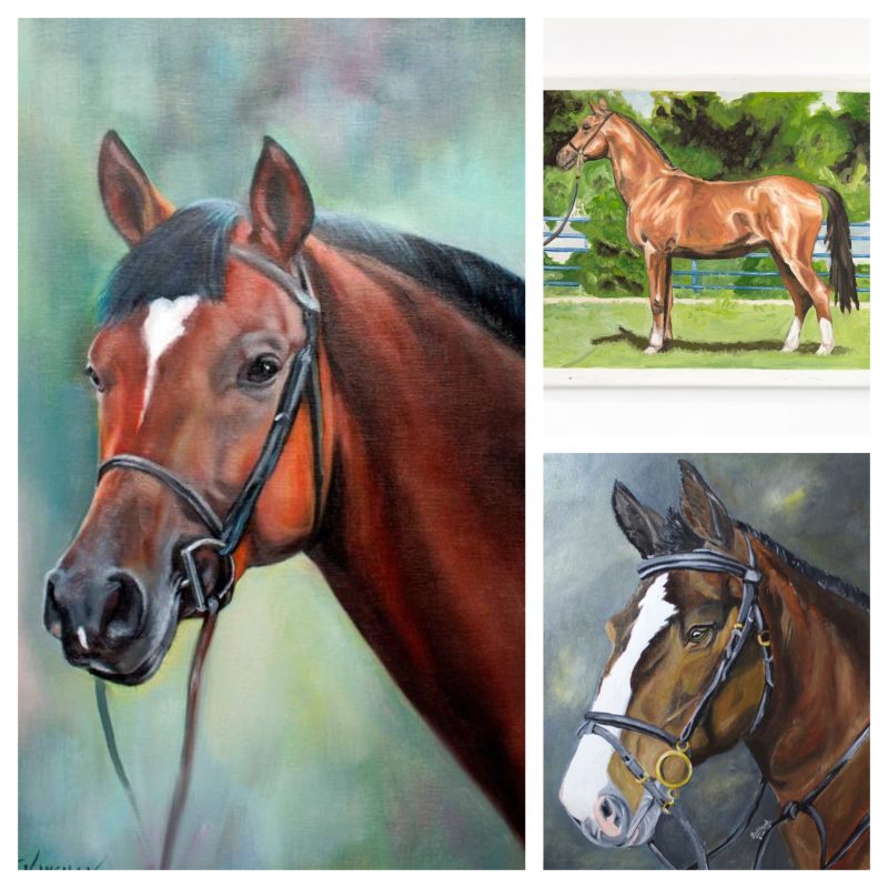 HORSE PORTRAIT PAINTING _ OIL PORTRAIT PAINTING FROM PHOTO