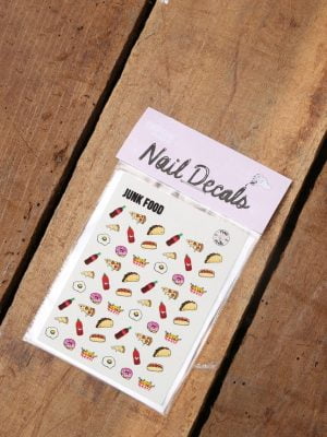  Birthday Gifts for Best Friend Junk Food Nail Decals