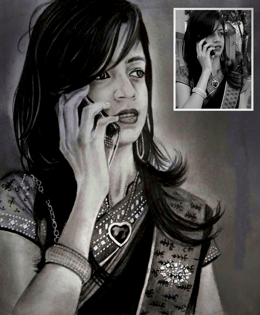BEST PENCIL SKETCH OF GIRL