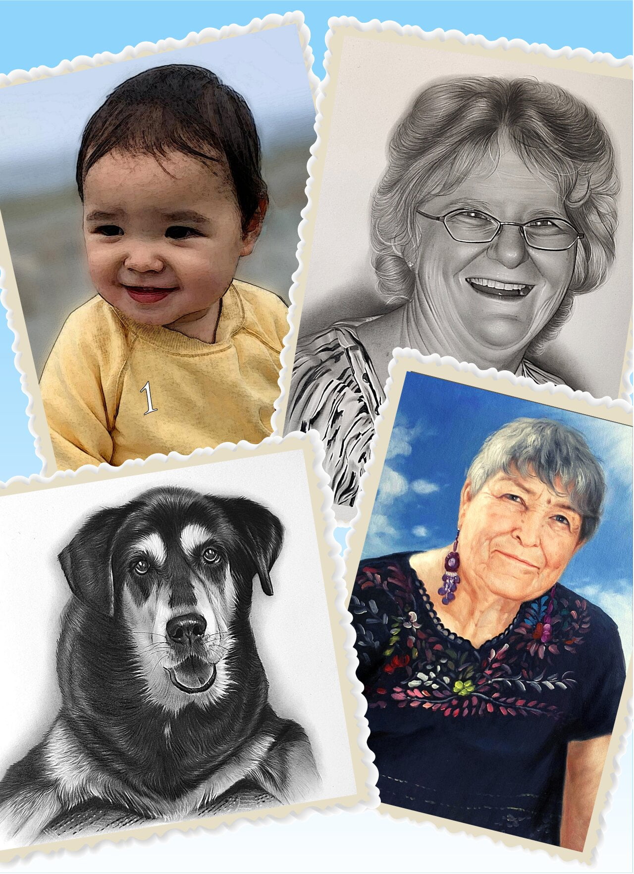 Hand Painted Portraits banner