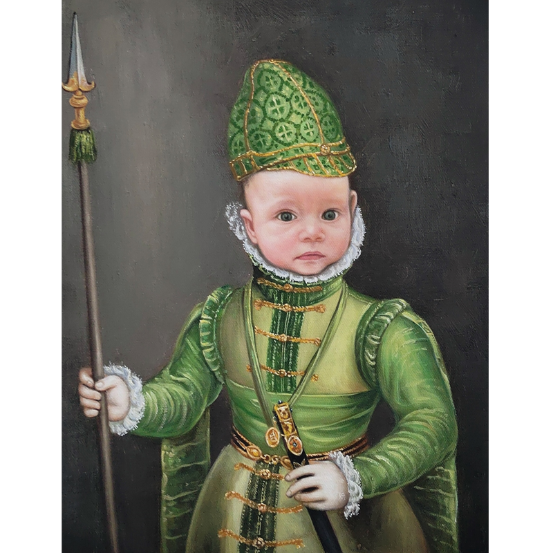 royal painting of a boy